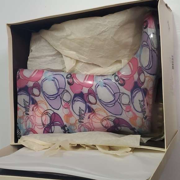 Coach Pixy Glaser Graffiti Rain Boots size 10 - Picture 8 of 8